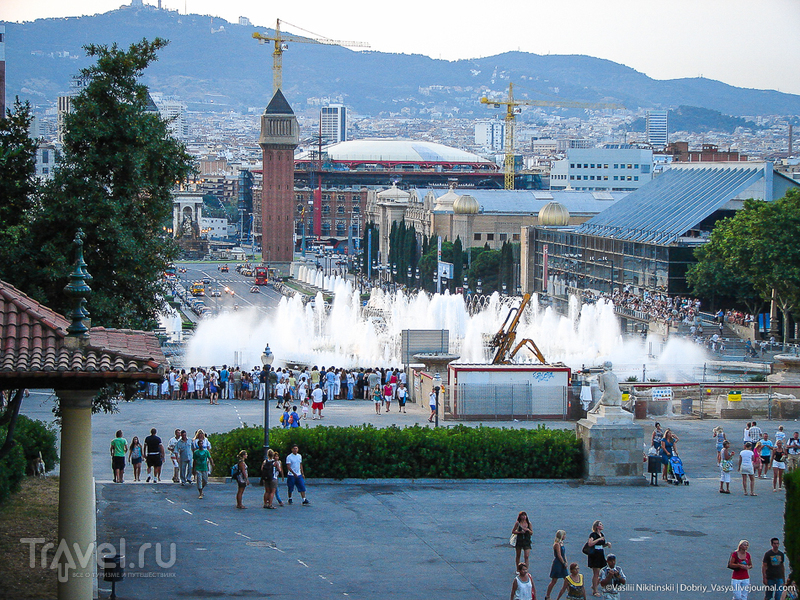 Самый большой фонтан Барселоны / Испания