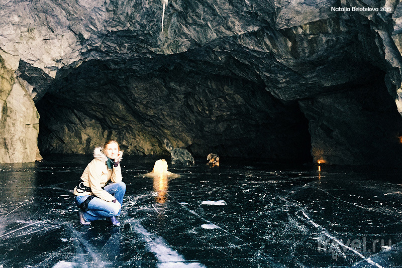 Пещера Ледяного Короля в Мраморном карьере, Рускеала, Карелия / Фото из России