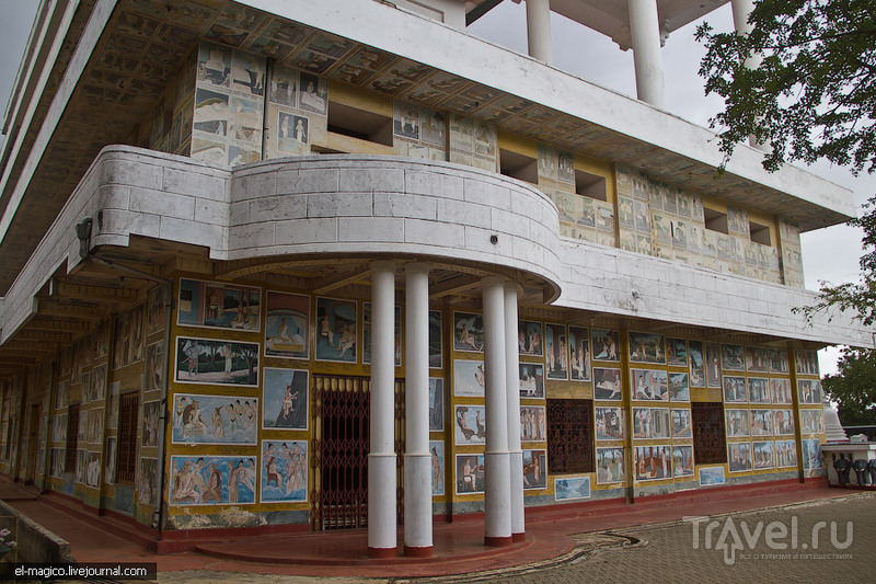 Храм с комиксами, место недавнего крушения корабля и звездный форт / Фото со Шри-Ланки