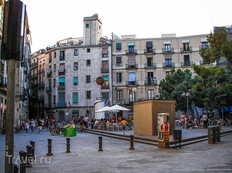 В Готическом квартале Барселоны / Испания