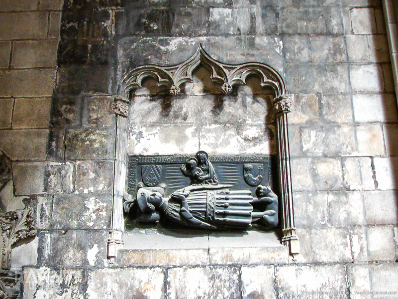 В Готическом квартале Барселоны / Испания