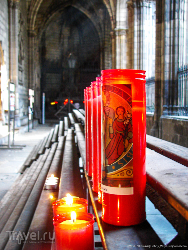 В Готическом квартале Барселоны / Испания