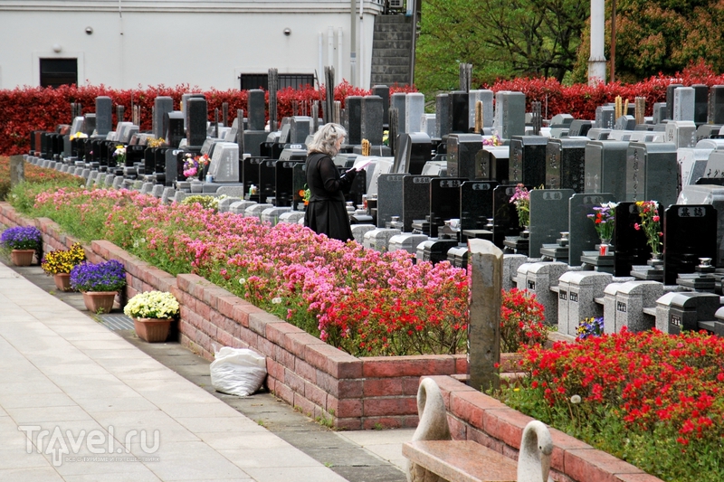 Японская деревня и кладбище / Япония
