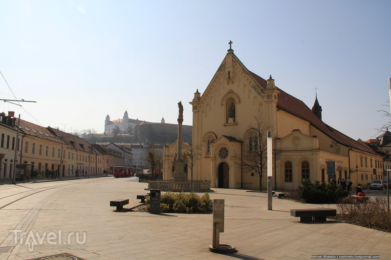От вокзала Братиславы до Старого города / Словакия