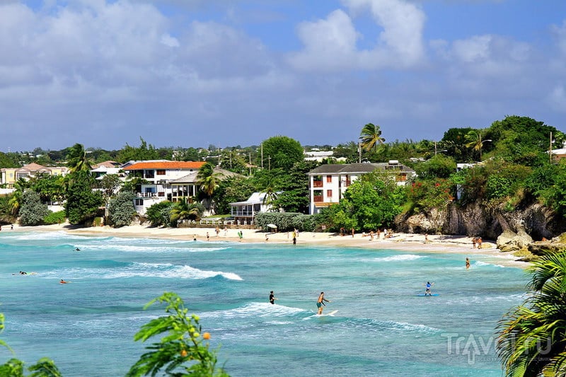 Барбадос: серферский пляж Frieghts Beach / Барбадос