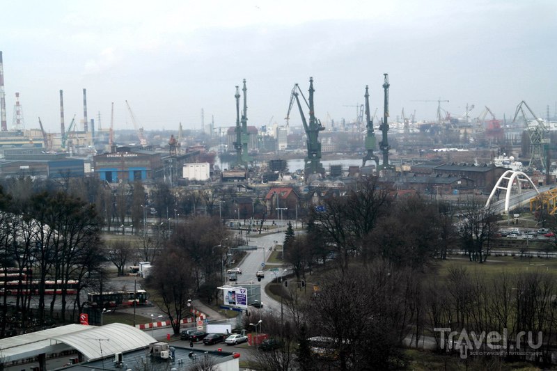 Гданьск - от судоверфи до Гданьской крепости и смотровой на ней. / Польша