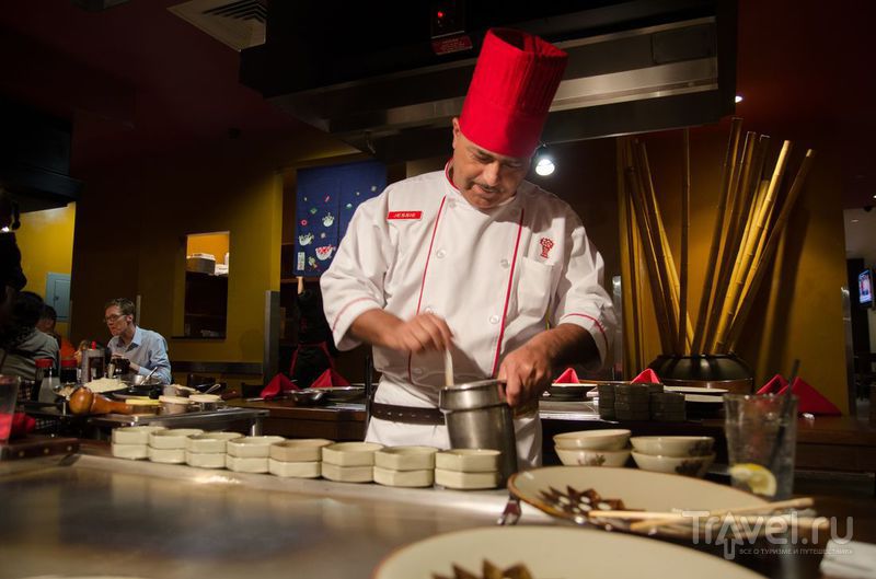 Ресторанчик Benihana в японском квартале Сан-Франциско / США