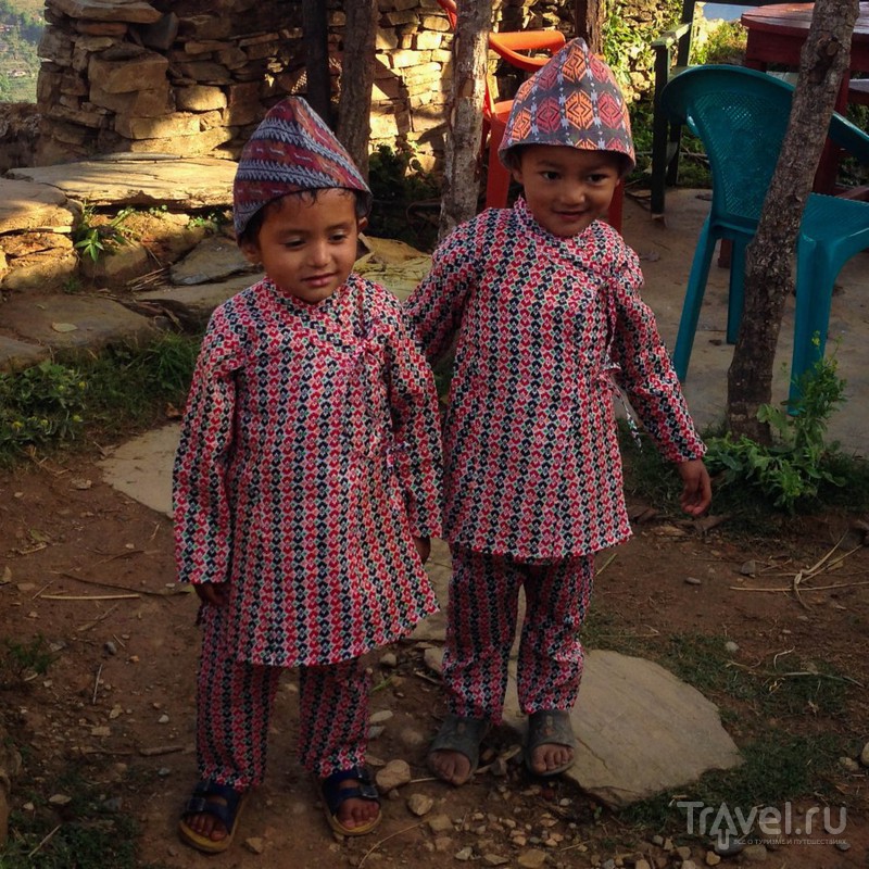 Спокойные будни непальской деревни / Фото из Непала