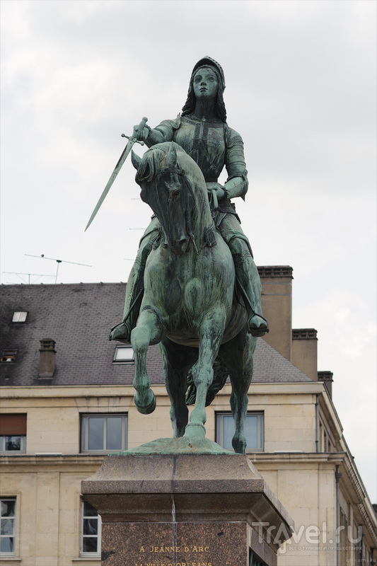 Жанна д'Арк - памятники в Париже, Орлеане и Руане / Франция