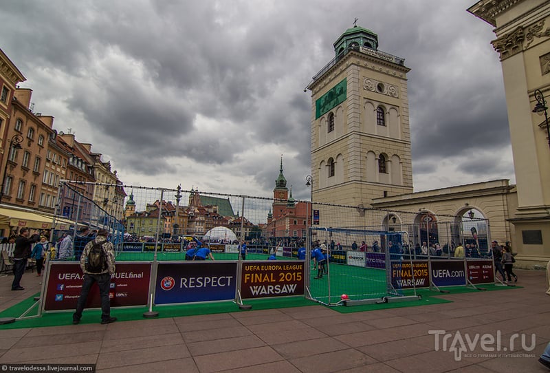 Финал Лиги Европы в Варшаве. Футбольная атмосфера старого города / Польша