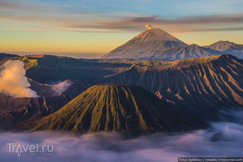 Вулкан Бромо, Индонезия / Фото из Индонезии