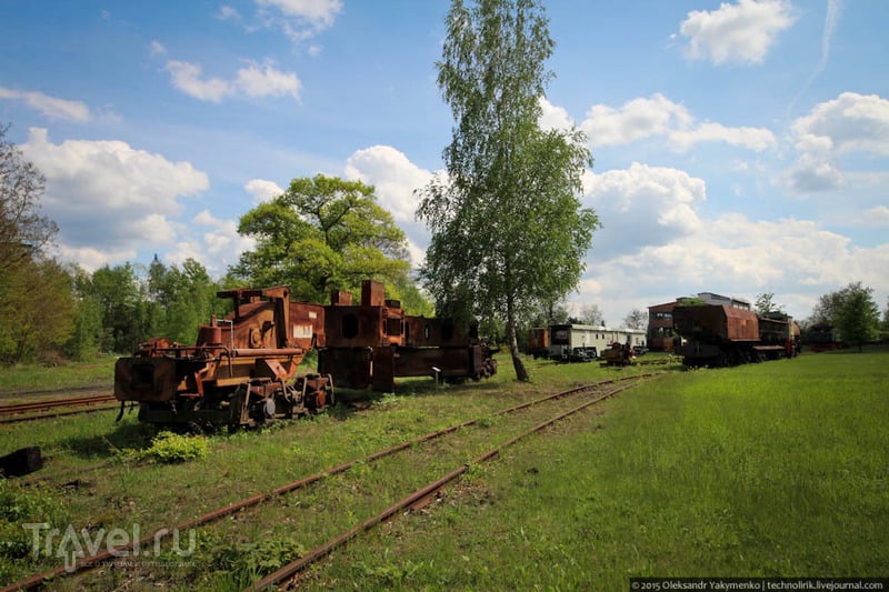 Железнодорожная техника угольных карьеров Саксонии / Германия