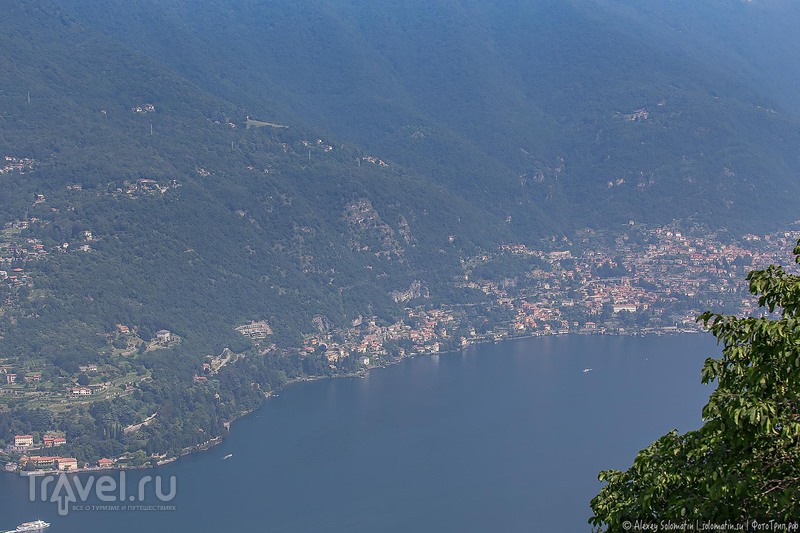 Смотровая площадка на озеро Комо с высоты 500 метров / Фото из Италии