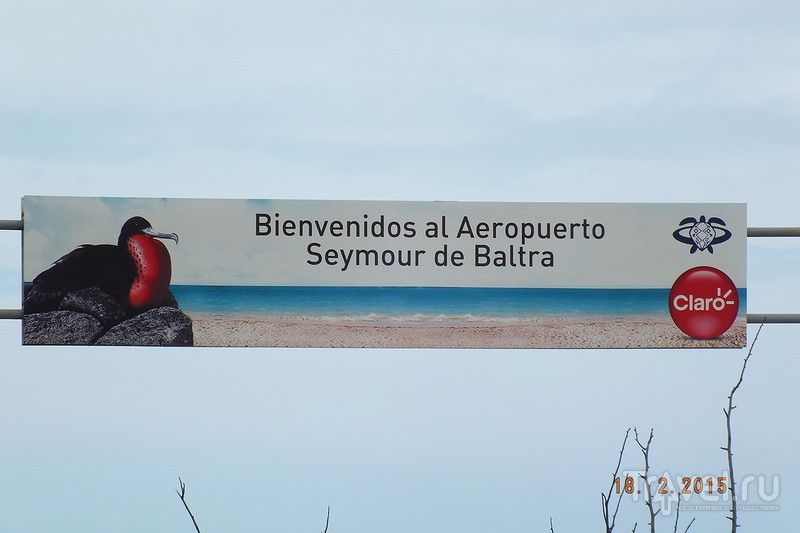 Галапагосы. Остров Санта-Крус. Остров Балтра / Эквадор