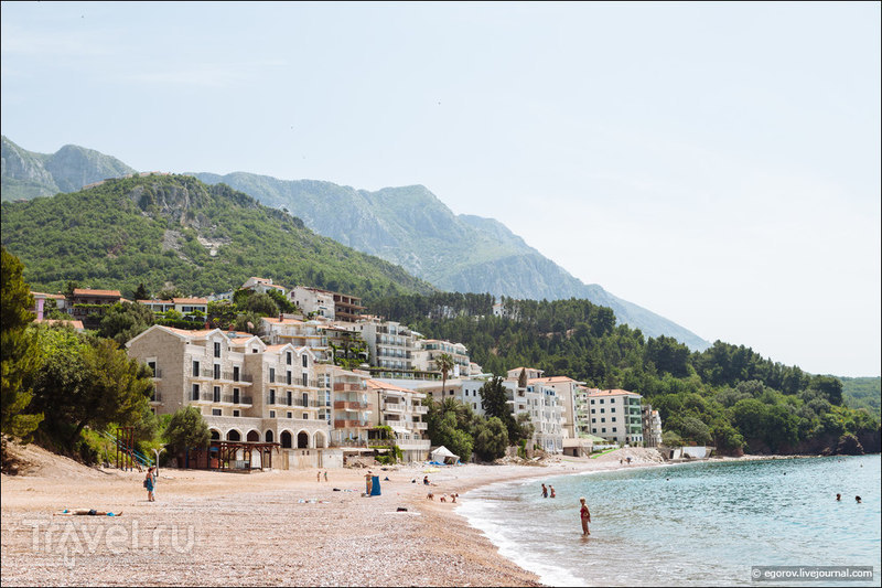 Sveti-Stefan - запретный остров-гостиница и пляж за 75 евро / Фото из Черногории