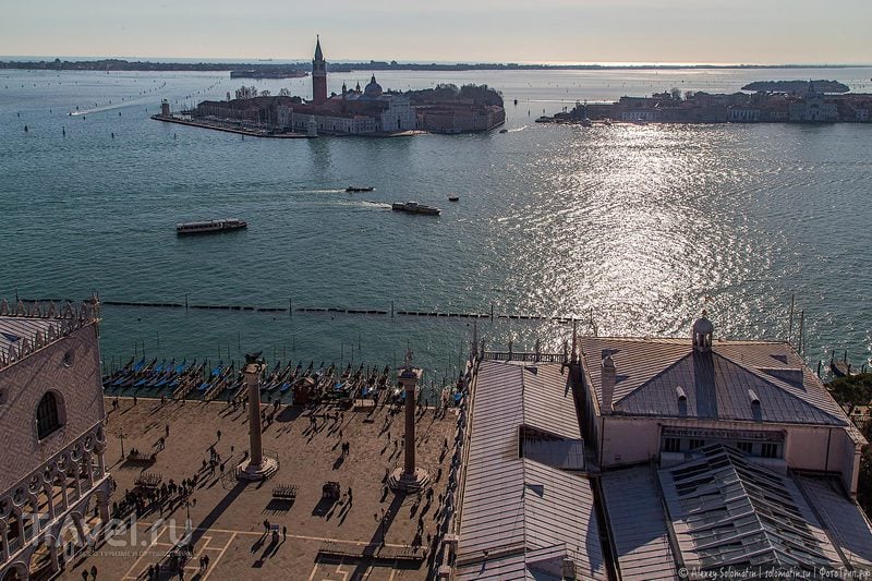 Венеция с высоты колокольни Сан-Джорджо / Фото из Италии