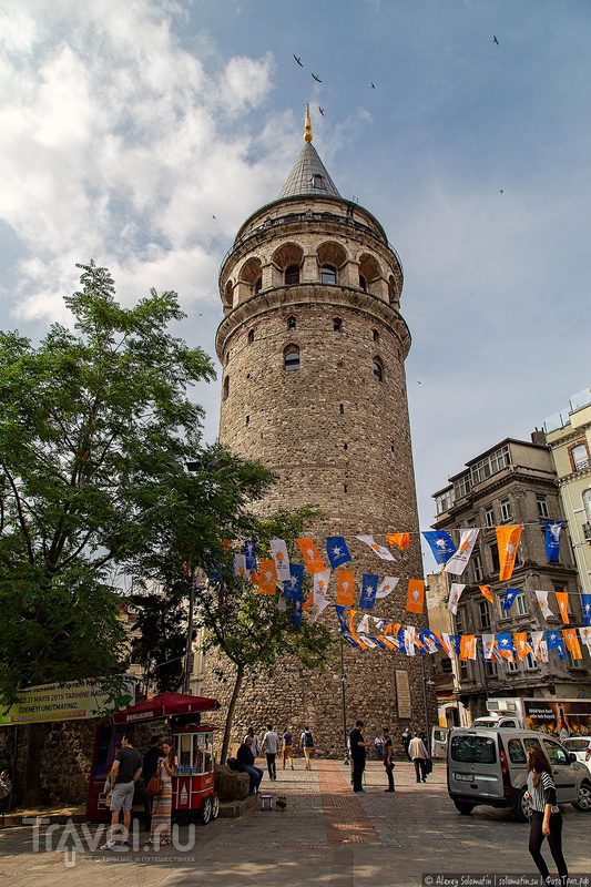 Панорамы Стамбула с галатской башни / Фото из Турции