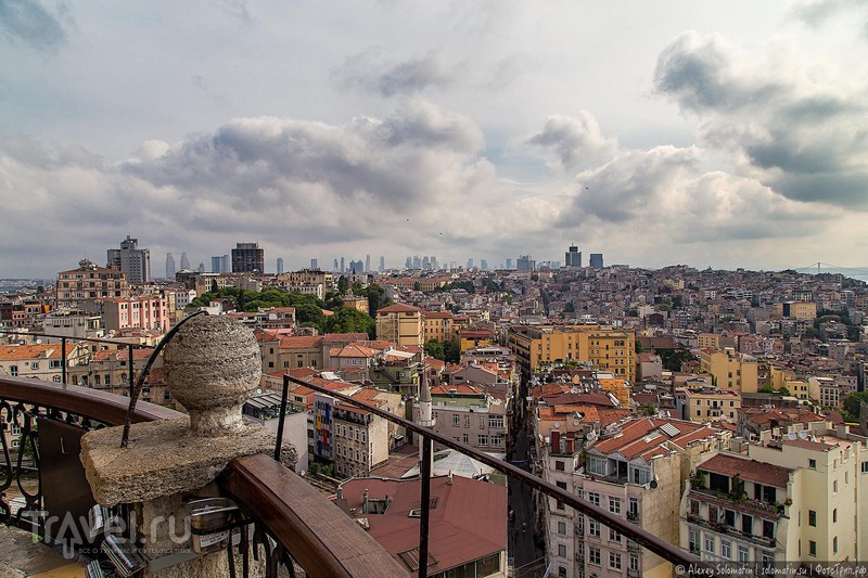 Панорамы Стамбула с галатской башни / Фото из Турции