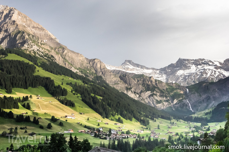 Швейцарские альпы - спасение от городской жары / Фото из Швейцарии