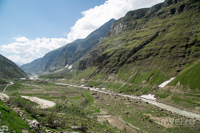 Другая сторона Ротанга - первого перевала на пути в Лех (Rohtang La) / Индия