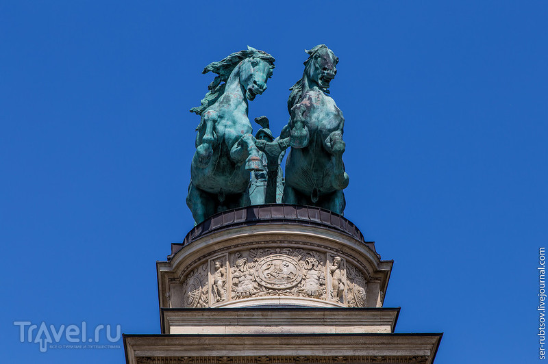 Площадь Героев в Будапеште / Фото из Венгрии