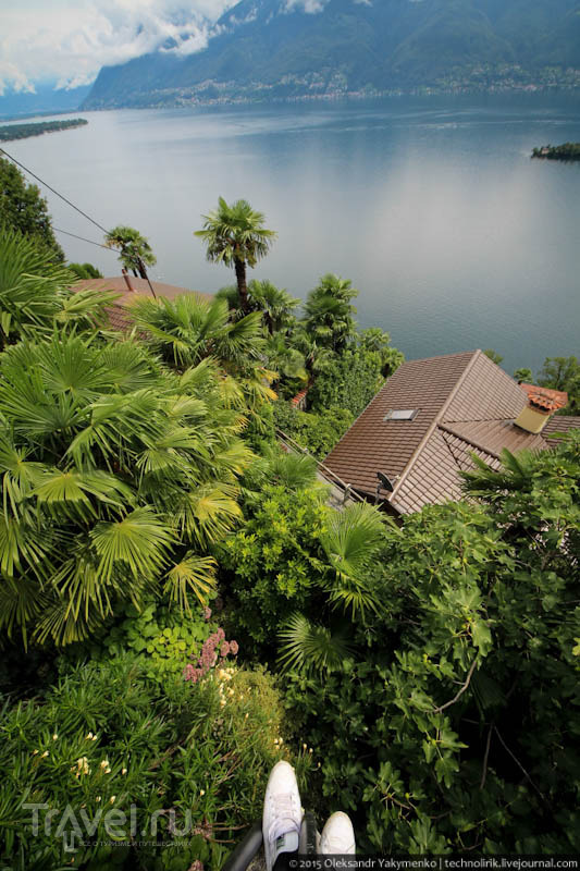 Oзеро Лаго-Маджоре и дорога на перевал / Фото из Швейцарии
