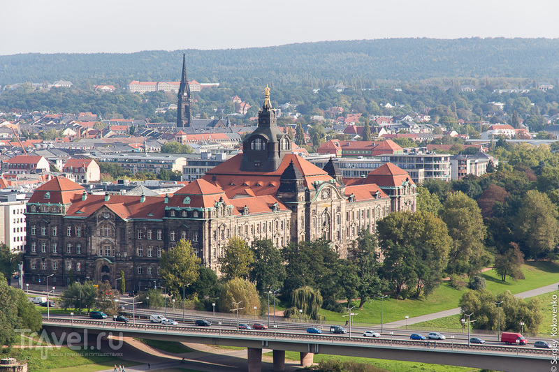 Дрезден с высоты колокольни Фрауэнкирхе, прогулка по историческому пригороду / Фото из Германии