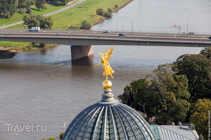 Дрезден с высоты колокольни Фрауэнкирхе, прогулка по историческому пригороду / Фото из Германии