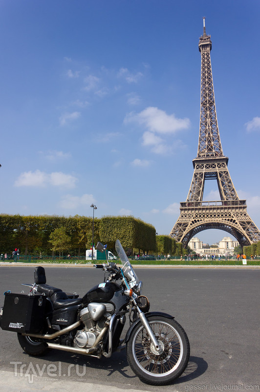 Париж с мотоцикла. Город мимоходом / Франция
