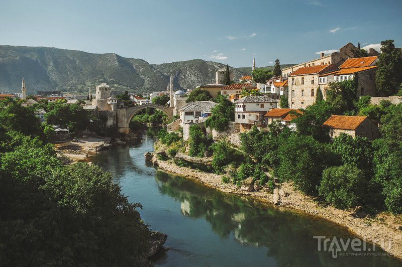 Город Мостар / Фото из Боснии и Герцеговины
