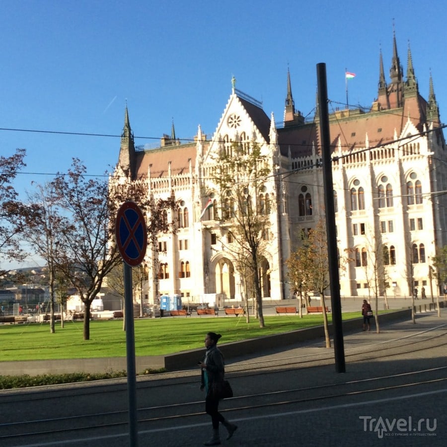 Будапешт из окна автобуса Hop-on Hop-off / Венгрия