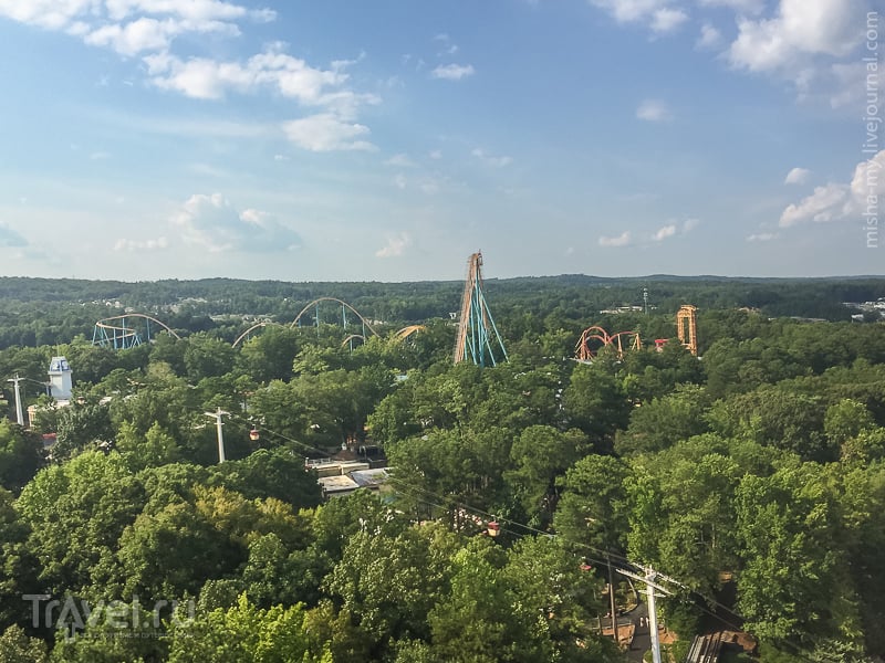 США. Парк аттракционов Six Flags Over Georgia / Фото из США
