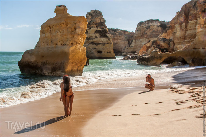Португалия. Пляж Маринья - один из десяти лучших пляжей Европы / Фото из Португалии