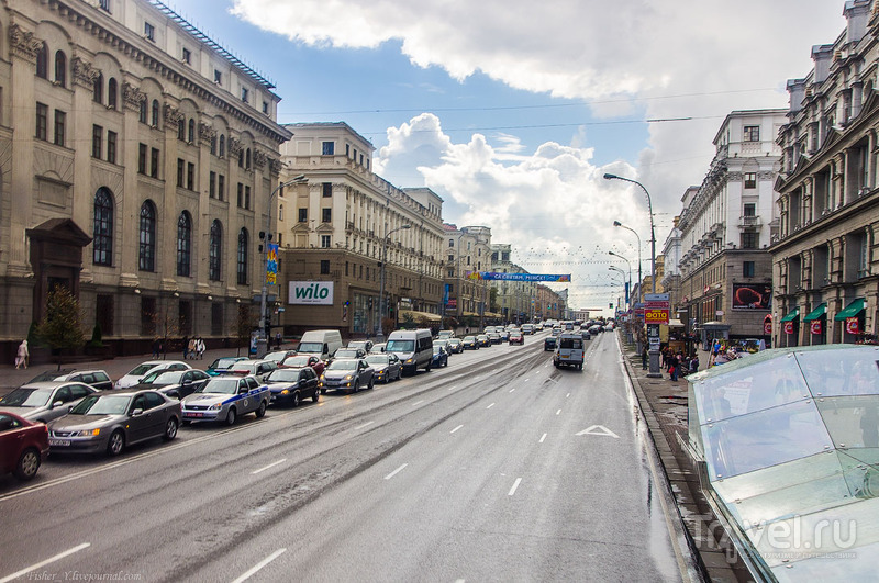 Minsk City Tour. Взгляд на Минск из окна экскурсионного автобуса / Фото из Белоруссии