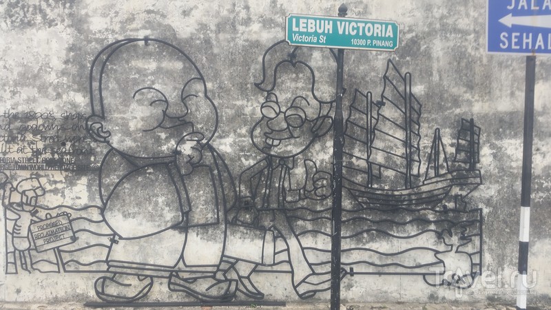 Уличное искусство Пенанга, о первом городском проекте / Малайзия