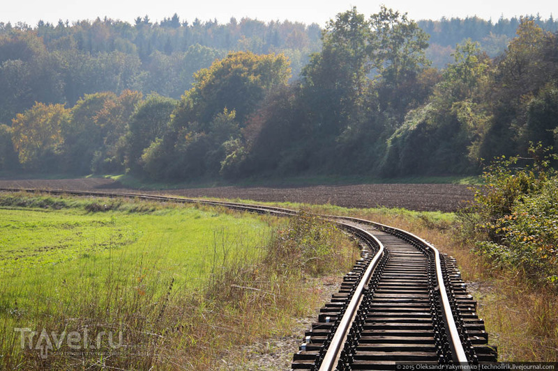 Осенняя прогулка вдоль узкоколейки Härtsfeldbahn / Фото из Германии