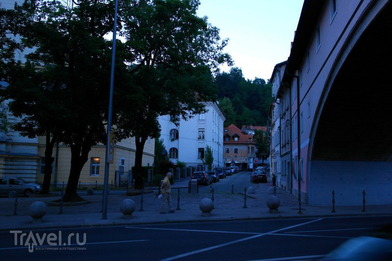 Любляна, Словения - прогулка по вечернему городу / Словения