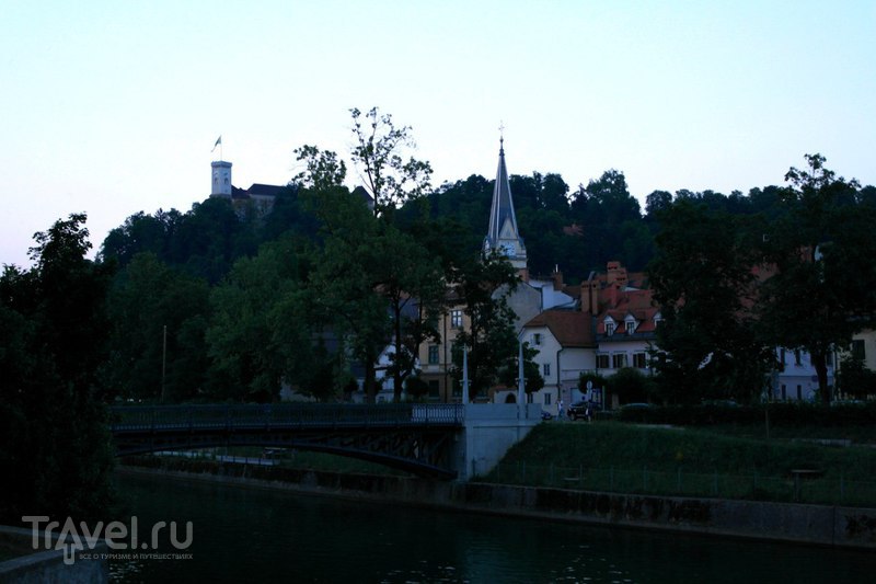 Любляна, Словения - прогулка по вечернему городу / Словения