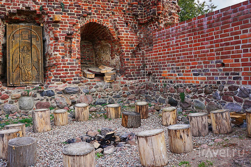 На развалинах Торуньского замка / Фото из Польши