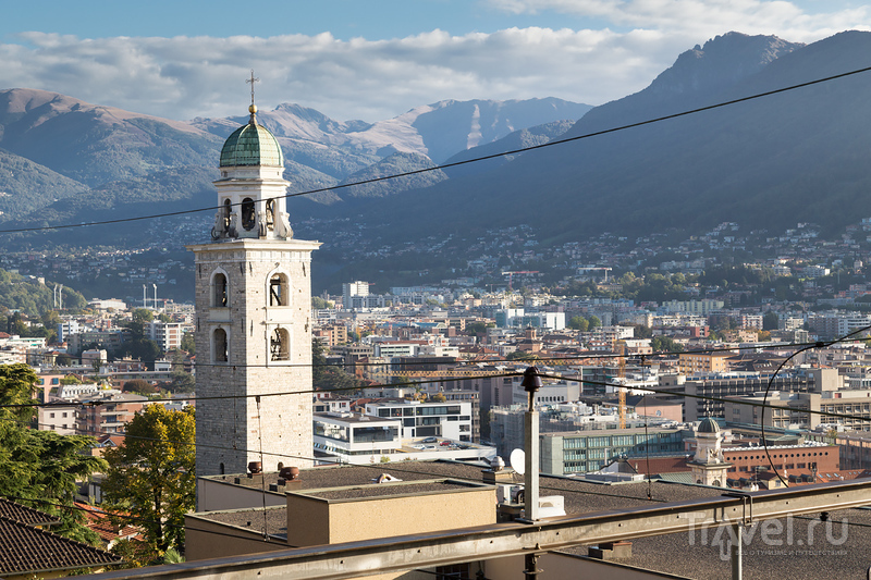 Туристическая часть Лугано и города Парадизо / Фото из Швейцарии