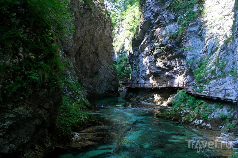 Ущелье Винтгар. Водопад / Словения