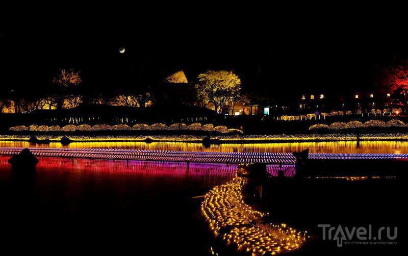 Япония: Фестиваль света - Набана Но Сато / Фото из Японии