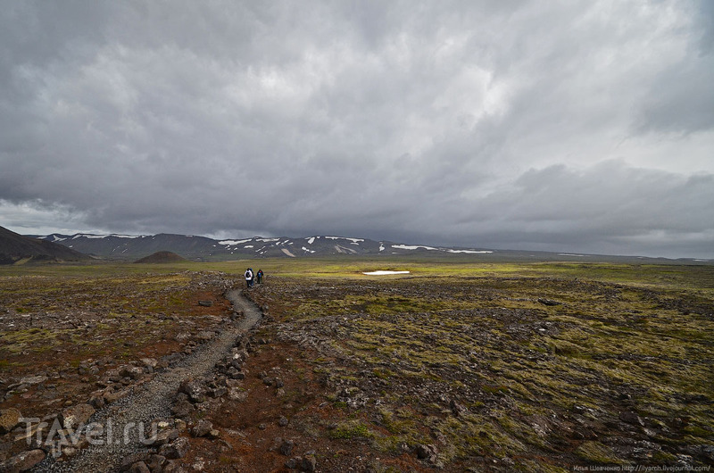 Спуск в вулкан в Исландии / Фото из Исландии