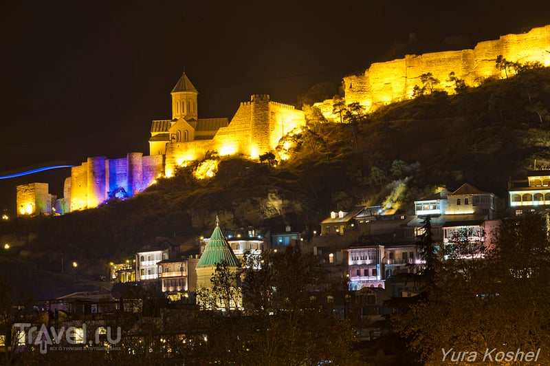 Тбилиси с холма Сололаки / Фото из Грузии