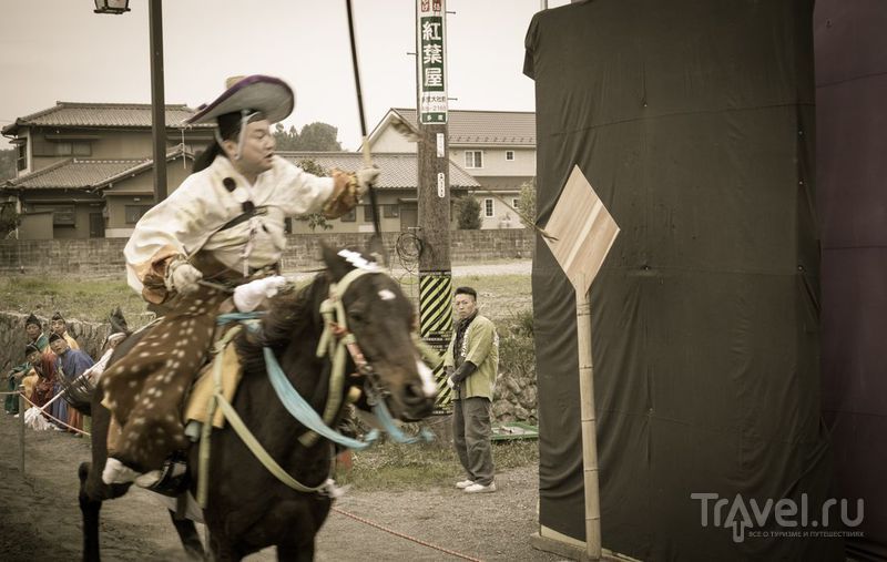 Ябусамэ - японское искусство конной стрельбы из лука / Фото из Японии