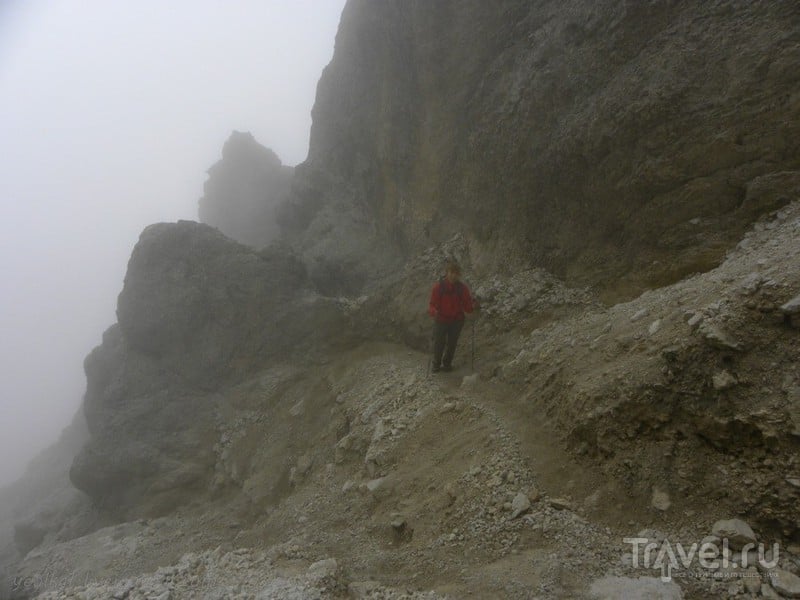 Девять дней в Доломитах. Каресса - Пасс ди Виалон. Доломиты в тумане / Фото из Италии