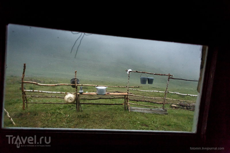 Кавказ на двух колесах. Ночевка в коше / Фото из России