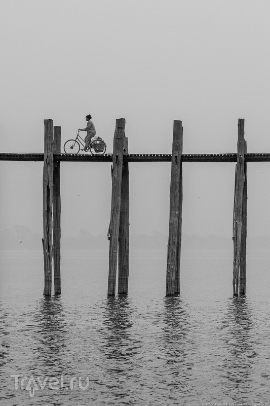 Бирма. Мост U Bein / Фото из Мьянмы