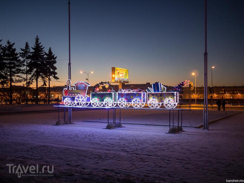 Новогодняя подсветка Питера / Фото из России