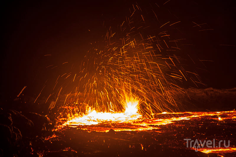 Вулкан Эрта Але в Эфиопии / Фото из Эфиопии